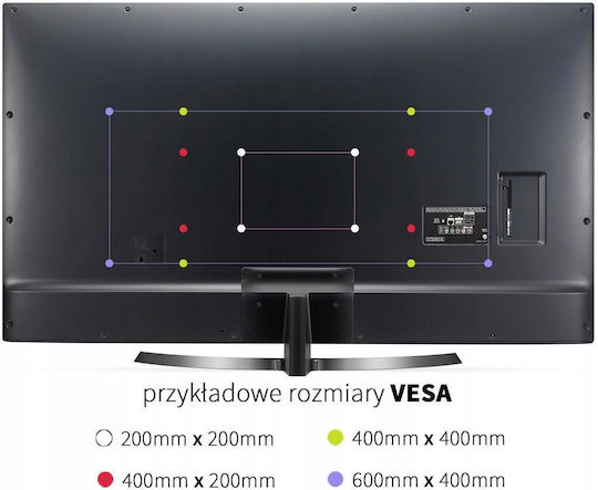 LTC Audio LXLCD132 Стенна стойка за телевизор с удължително рамо до 99" Сребриста