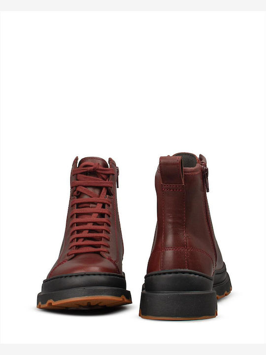 Brutus+ Ghete de Damă din Piele Burgundy