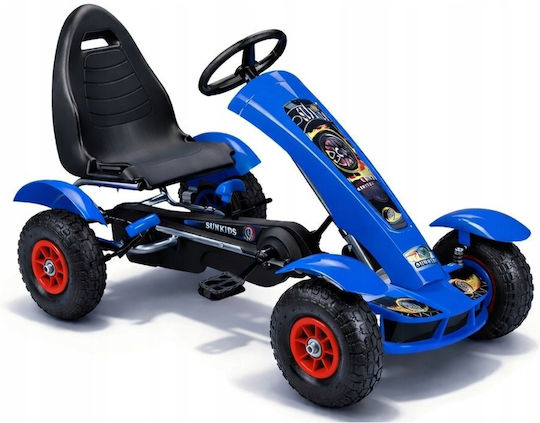 F618 Go Kart Μονοθέσιο Τύπου Μπλε για 8+ Ετών