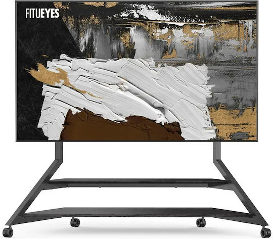Fitueyes S02F2481B-A+B Подова Телевизионна Стойка До 100" Черна