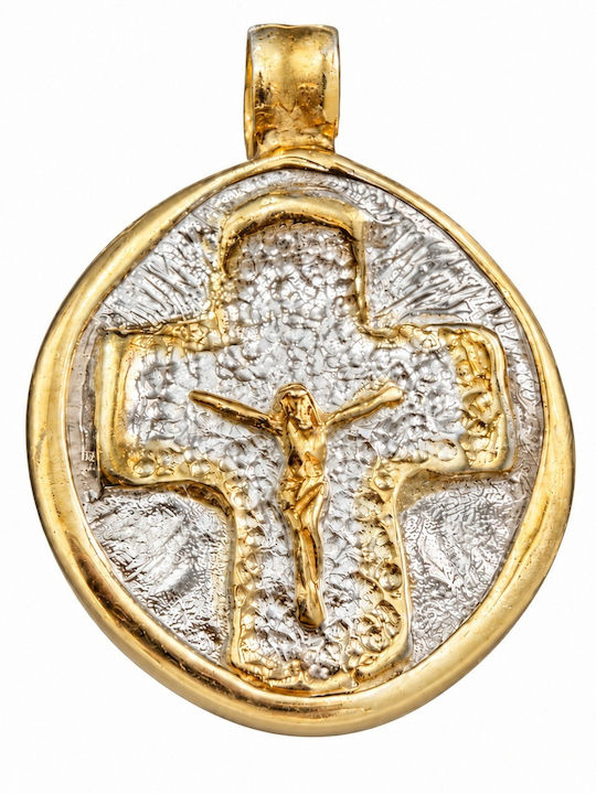 Senzio Belibasakis Charm Talisman Constantine from Gold Plated Silver