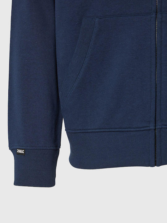Ζακέτα με Κουκούλα Navy Μπλε