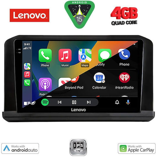 Lenovo Lenovo Auto-Audiosystem für Nissan Navara 2025 Bluetooth USB Eingebautes Wi-Fi GPS Apple CarPlay Android Auto mit 10 Zoll Touchscreen