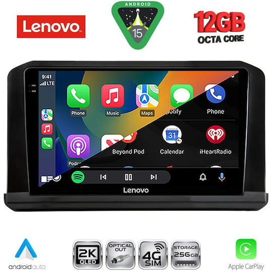 Lenovo Lenovo Auto-Audiosystem für Nissan Navara 2025 mit Touchscreen 10" Bluetooth USB WiFi GPS Apple CarPlay Android Auto