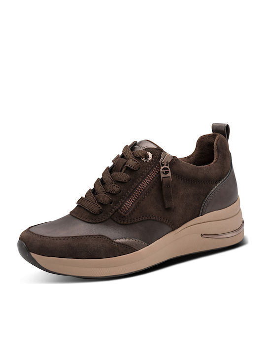 Damen Sneakers Mocca