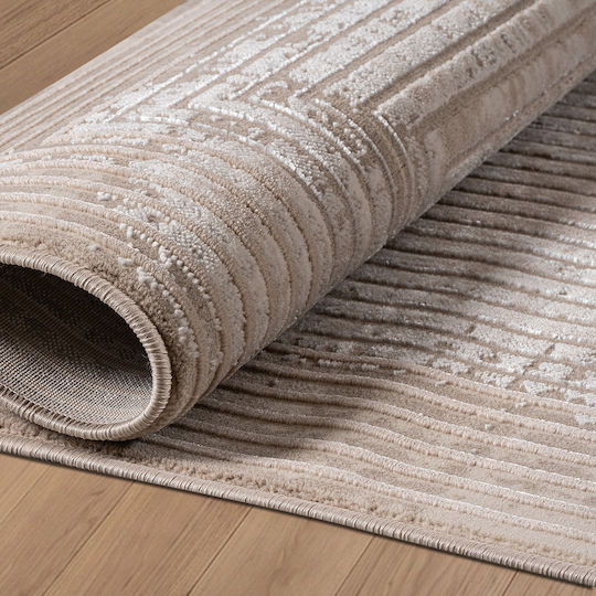 Beauty Home 9256 Wohnzimmer Teppich Beige mit einer Breite von 67 cm