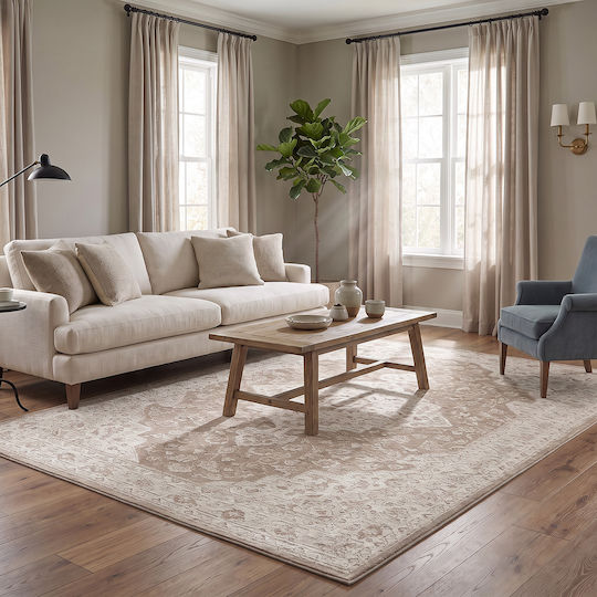 Beauty Home 9847 160x230cm Κρεμ,μόκα