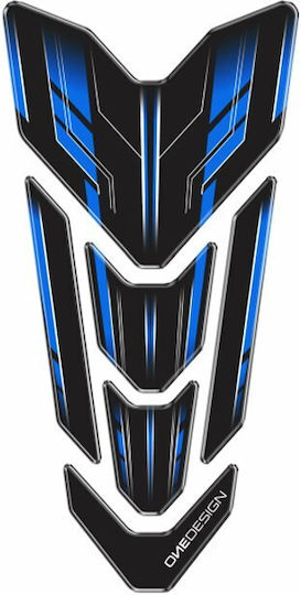 Стикер за резервоар Racing Blue Universal Cgart4p Onedesign