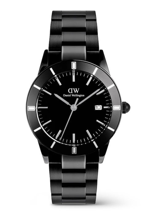 Daniel Wellington Men's Watch 40mm Battery with Black Metal Bracelet Daniel Wellington Men's Watch 40mm Battery with Black Metal Bracelet