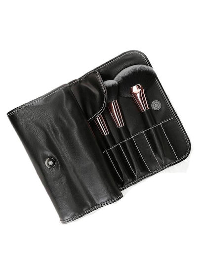 Tools for Beauty Professionell Set mit Make-up-Pinseln aus synthetischem Haar Black Rose Gold 24Stück