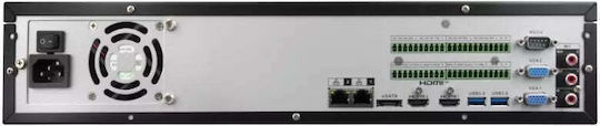 BCS BCS-L-NVR6408R-A-8K-AI3/PRO NVR Устройство за запис с 64 канала и Анализ 4K