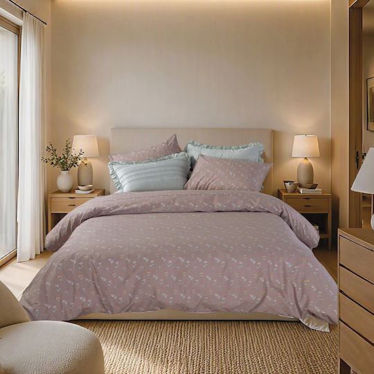 Nef-Nef Homeware Violan Комплект одеяло Полар Единично 160x220см Екрю