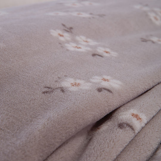 Nef-Nef Homeware Judith Комплект Одеяло Полар Единично 160x220см. Сив