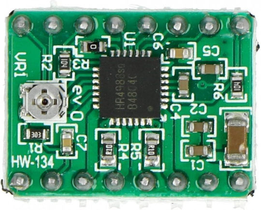 Rosfix A4988 Reprap Οδηγός Βηματικού Κινητήρα Πράσινος