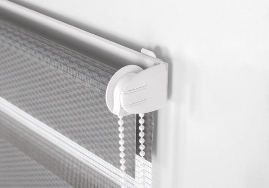Domoletti Roller Blinds Partial Blackout Grey Width 100x Height 230cm