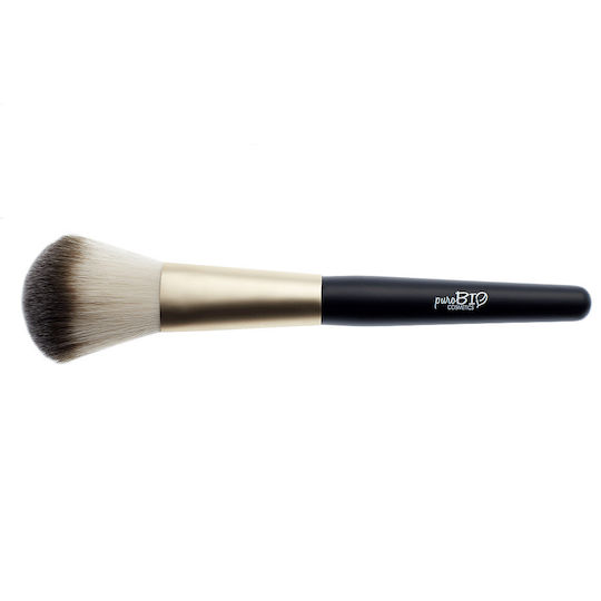 puroBio Cosmetics Makeup Brush for Powder made of Synthetic Hair Powder Brush 01