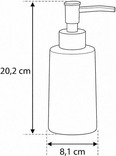 MRShome MRShome Badezimmerzubehör-Set Porzellan Blau 4 Stück