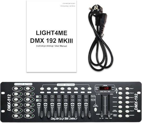 Light4me DMX светлинна конзола с 192 канала за управление