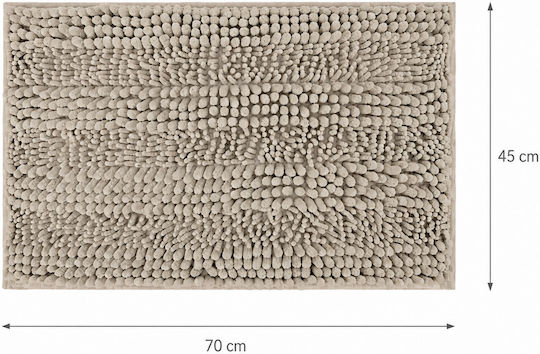 MRShome Rutschfestes Badematte DC-023003 Beiges 45x70cm