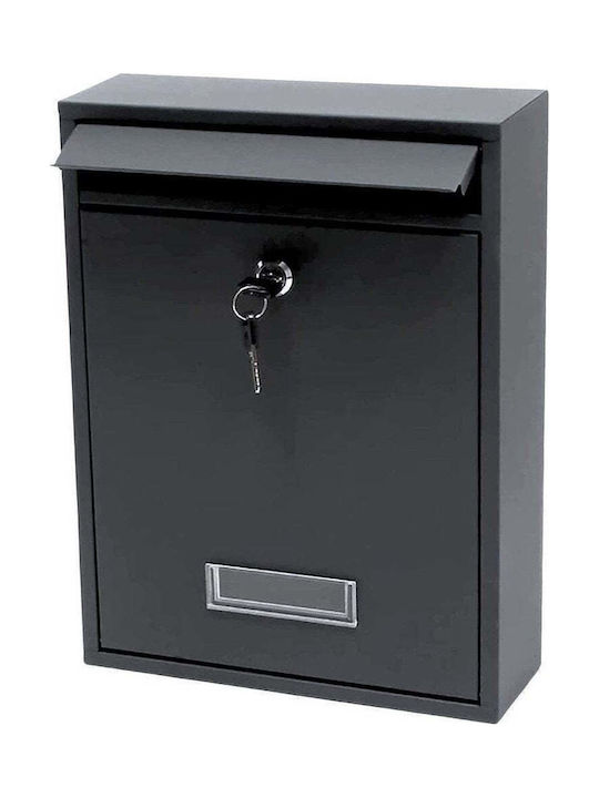 Lean Toys Cutie Poștală Pentru Exterior Din Inox În Culoare Neagră 32x21.5x8.5cm