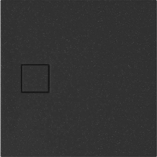Cersanit Square Acrylic Shower Tray 90x90cm Black