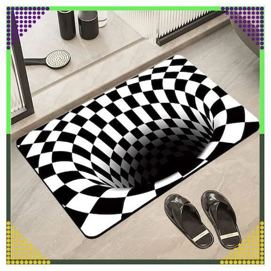 Covoare De Intrare Antiderapante Albe 90x60cm Grosime 10mm