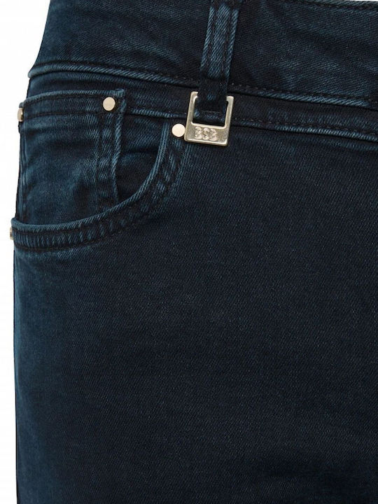 Pantaloni Jean Damă Cu Talie Joasă, Croială Bootcut