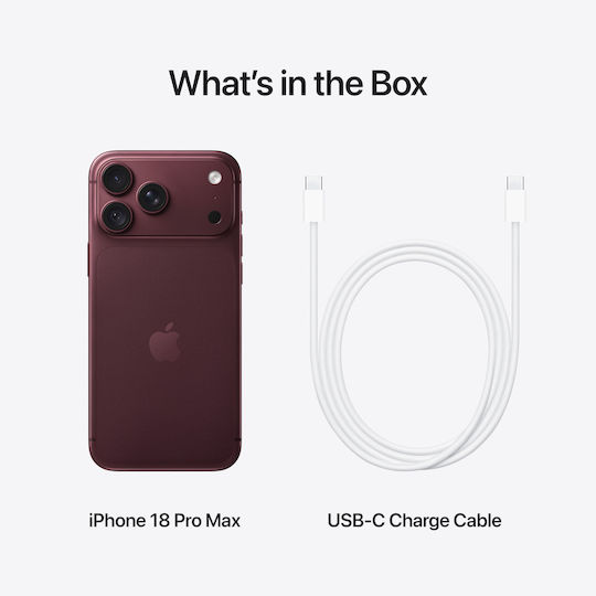 Apple iPhone 18 Pro Max (12/1TB) Burgundy
