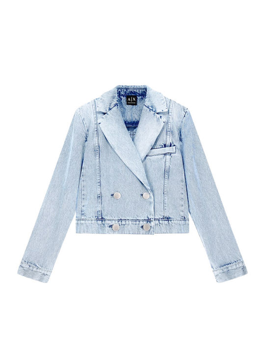 Armani Exchange Women's Blue Blazer Armani Exchange Women's Blue Blazer
