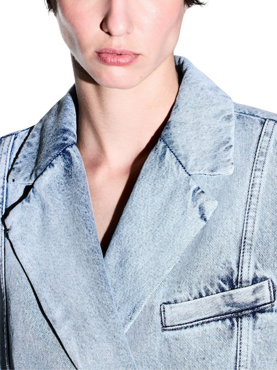 Armani Exchange Women's Blue Blazer