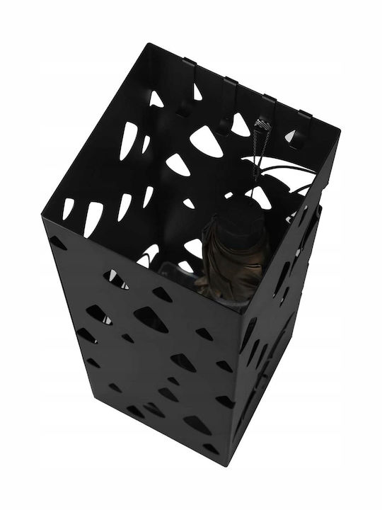 Leobert Regenschirmständer Metallisch Schwarze 15,5x15,5x19cm