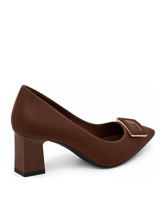 Heels with Medium Heel Brown