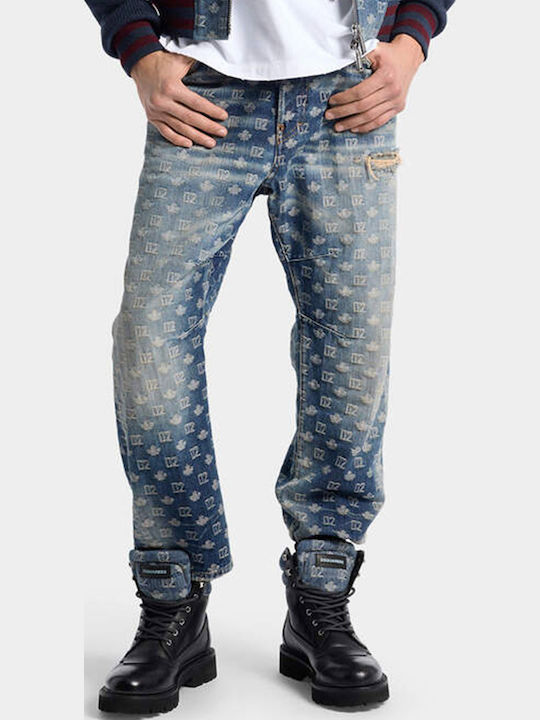 Dsquared2 Men's Jeans Pants Navy Blue