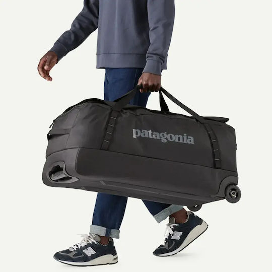Patagonia Geantă voiaj 100lt Neagră cu Roți din Material Textil