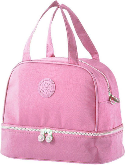 Lean Toys Kinder Lunchtasche Handtasche Rosa 25x16x27cm