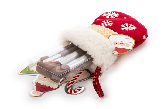 Tri-Coastal Design Комплект с Четки за Грим Xmas 4 Бройки