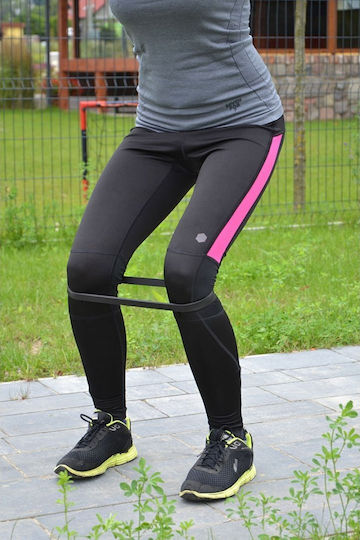 Eb Fit Λάστιχο Γυμναστικής Mini Band Μαύρο 0.6m
