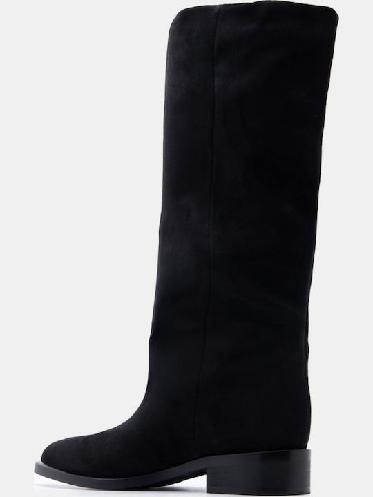 Suede Women's Boots Black