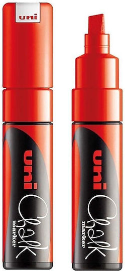 Uni-Ball Uni Chalk Pwe-8k Metallisches Rot