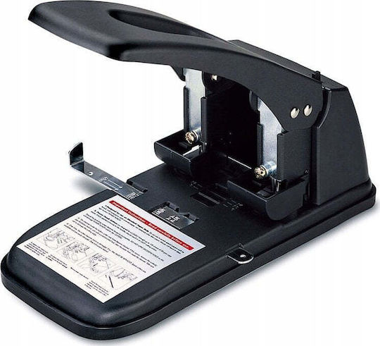 Kw-trio Metal Filing Paper Punch Power 09380 Black 100 Sheets