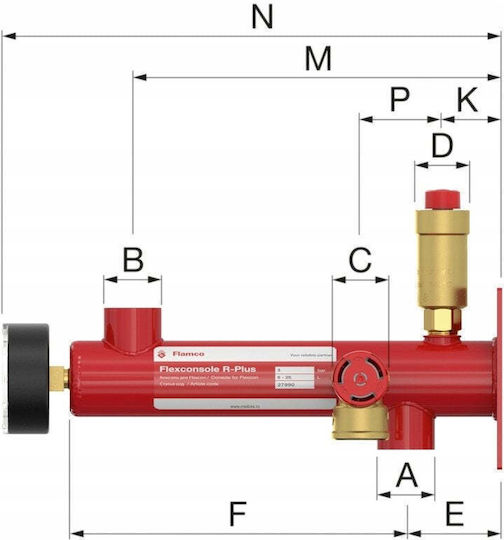 Comap Flexconsole R Plus 3/4 Mounting Console Baseflex 8 25l Heating Expansion Vessels