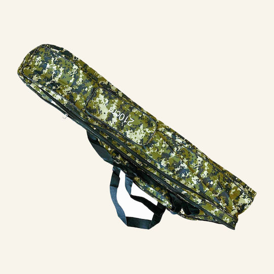 Lange Angelrutenkoffer Camouflage 210 Cm