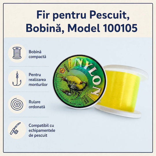 Bobină Fire De Pescuit Model 100105