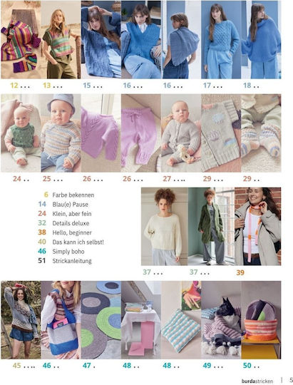 Burda Tricotaje Knitting No. 3/2026 Autumn 2026 Published In German