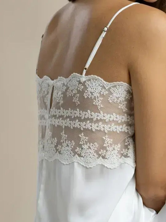 Admas Winter Bridal Women's Pyjama Set White