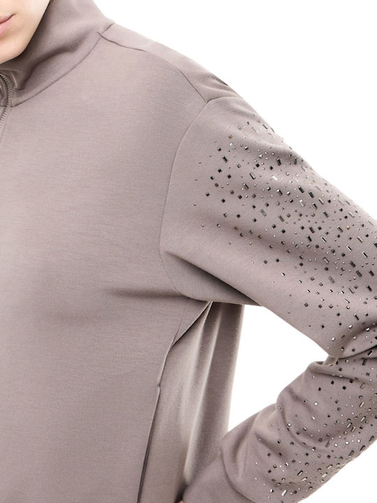 Women's Beige Sweatshirt