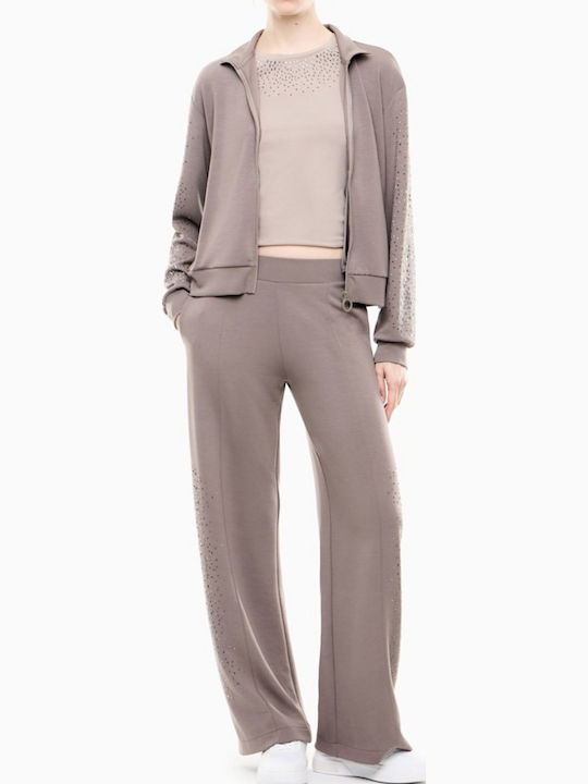 Women's Beige Sweatshirt