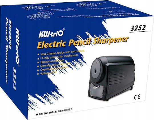 Kw-trio Elektrische Anspitzer Schwarz