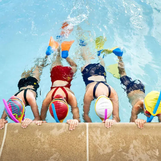 Finis Tub de scufundare Stability Jr Ocean Albastru