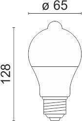 Spot Light LED Лампи 9W За Цокъл E27 И Форма A60 Неутрално Бяло 750lm 10бр